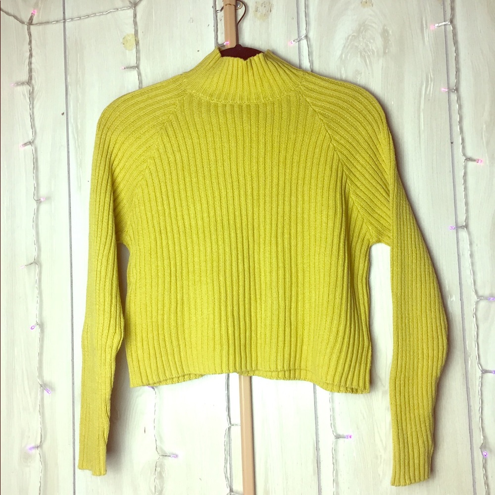 🤎FINAL PRICE] Forever21 Long Sleeve Yellow Thick Sweater | NWOT